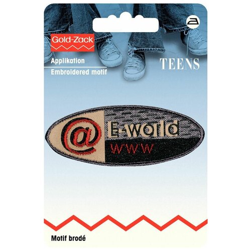 * Термоаппликация E-world, овальная 925757