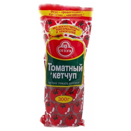 Кетчуп Ottogi томатный, пластиковая бутылка, 300 г