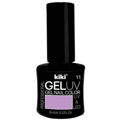 Гель-лак для ногтей KIKI оттенок 11 GEL UV&LED, сиреневый, 6