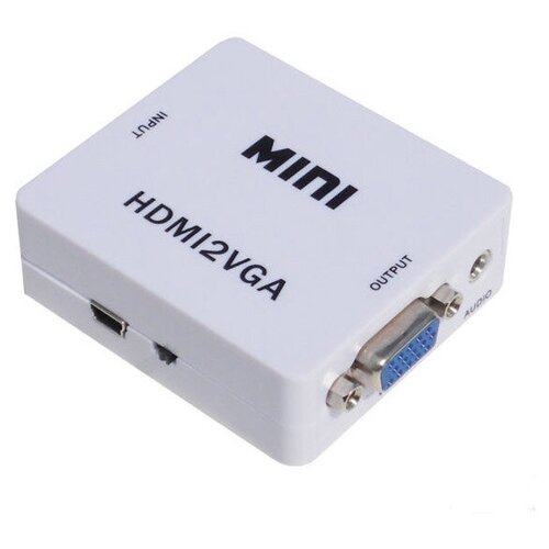 HDMI -> VGA + Audio выход с активным питанием