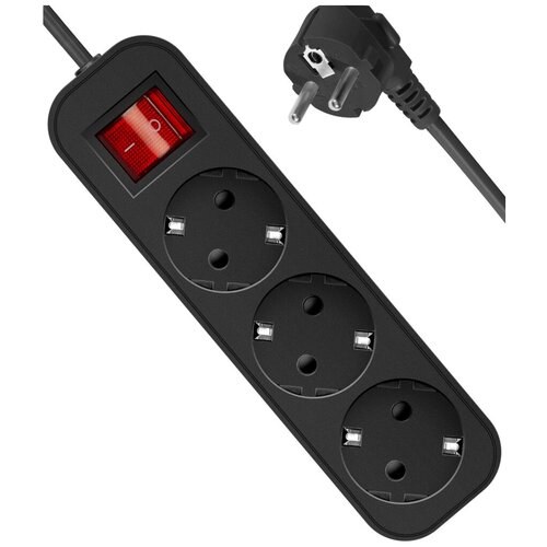 Удлинитель Defender G350 3 Sockets 5m Black 99335