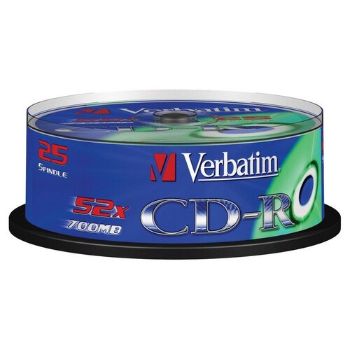 Носители информации CD-R, 52x, Verbatim Extra Protection, Ca