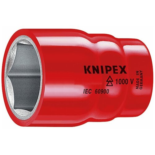 Торцовая головка для винтов с шестигранной головкой 3/8 KNIPEX