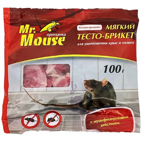 Тесто-брикет от грызунов MR. MOUSE 100