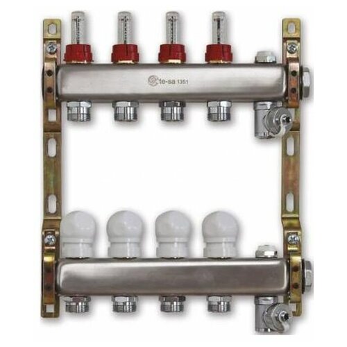 220ATT2-06-04D Te-Sa Коллектор в сборе 1 4 выхода под евроко