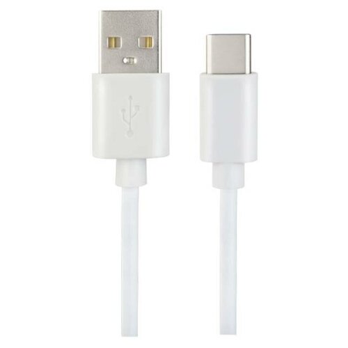 Кабель PERFEO USB2.0 A вилка - USB Type-C вилка, белый, длина 1 м, бокс