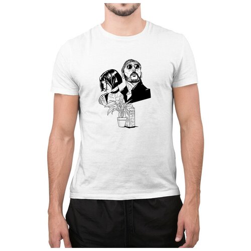 Футболка СувенирShop Leon/Леон Белая 2XL