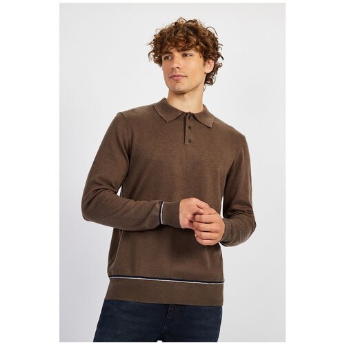 Джемпер BAON мужской, модель: B6322502, цвет: DUSTY FLINT ME