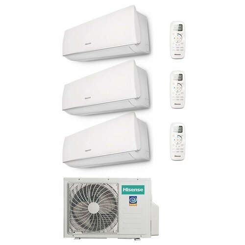 Мульти сплит-система Hisense AMS-09UR4SVEDB65 x3 / AMW3-24U4