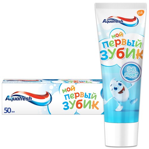  Зубная паста Aquafresh Мой первый зубик от 0 до 2 лет, 50 мл, 76