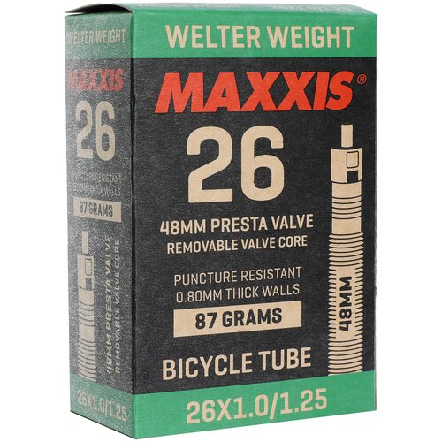 Велокамера Maxxis 2023 Welter Weight 26x1.0/1.25 FVSEP48 Вел