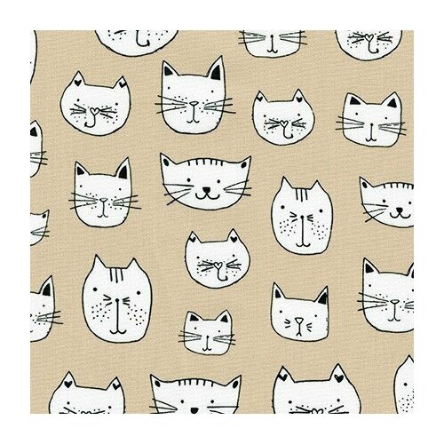 Ткань для пэчворка Peppy Whiskers, Tails, 50*55 см, 146+-5 г