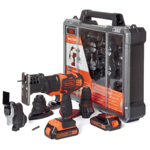 Набор аккумуляторного инструмента BLACK+DECKER Multievo BDME