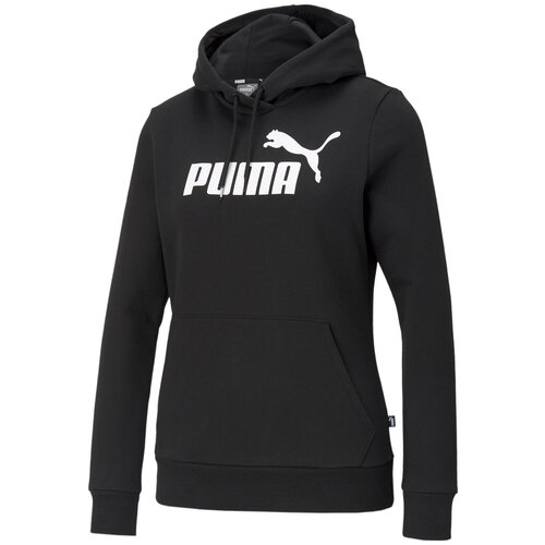 Толстовка спортивная PUMA ESSENTIALS LOGO FLEECE HOODIE W, размер S INT, ,