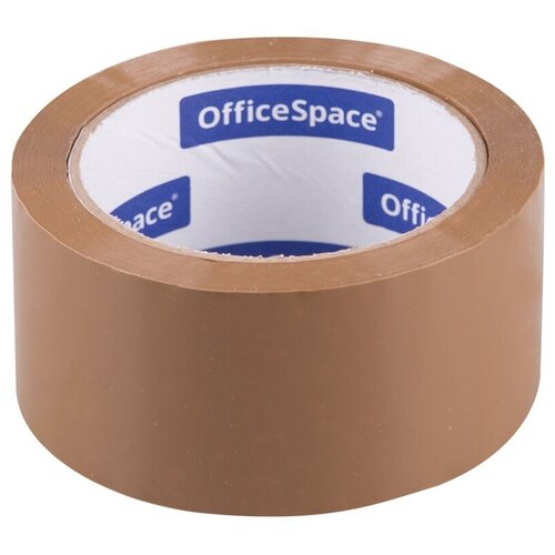 Клейкая лента упаковочная OfficeSpace, 48мм*66м, 45мкм, темная,