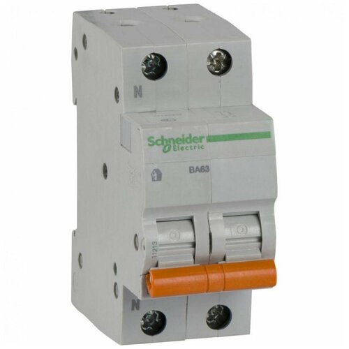 Автоматический выключатель SCHNEIDER ELECTRIC 2p (1P+N) C 16