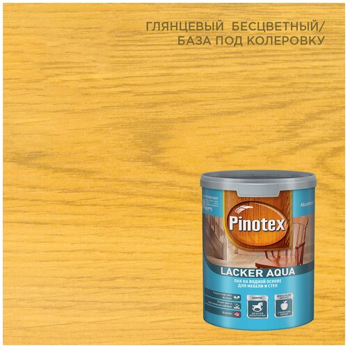 Pinotex Lacker Aqua бесцветный, глянцевая, 1 л