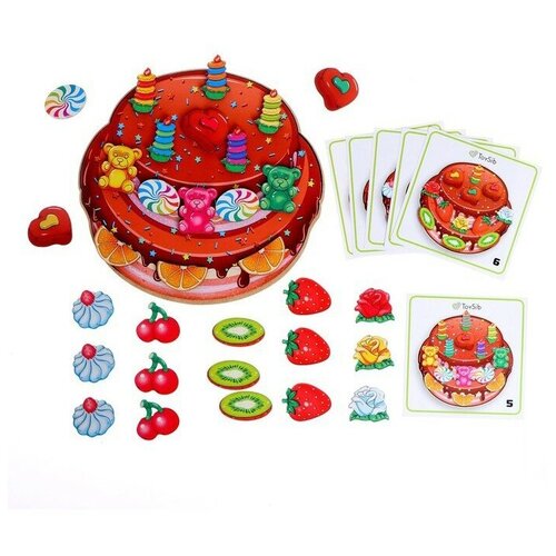 Деревянная Магнитная игра Тортик 09001