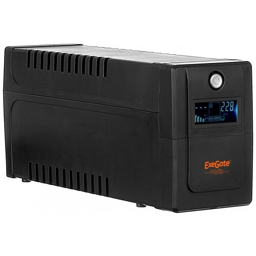 ИБП EXEGATE Power Smart ULB-600.LCD.AVR.C13.RJ.USB <600VA/36