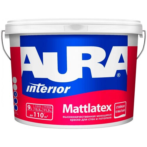 Краска для стен и потолков Eskaro Aura Mattlatex моющаяся 0,