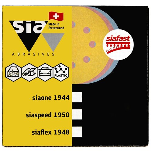 sia Abrasives Шлифовальный круг на липучке siaone 1944 упак 