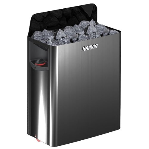 Печь для сауны Harvia Wall SW 45 Black (черная сталь, встроенный