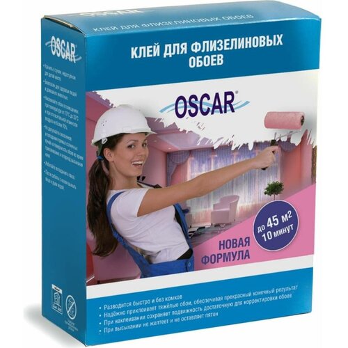 Клей для обоев Клей Oscar для флизелиновых обоев сухой, 250 г GOF250-k