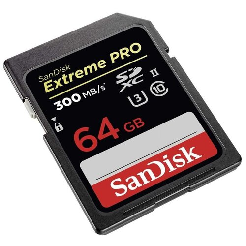 Карта памяти 64Gb - SanDisk Extreme Pro SDXC Class 10 UHS-II