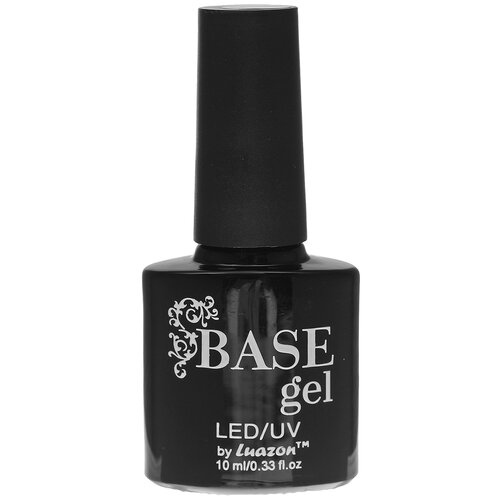 Luazon базовое покрытие Base Gel 2555062, розовый, 10 мл, 34