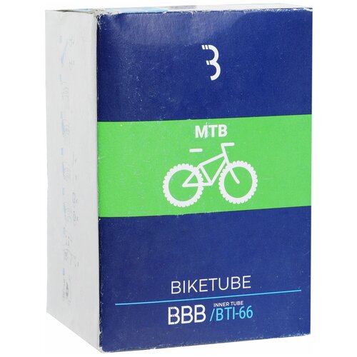 Велокамера BBB 2023 BikeTube 26x2,75/3,00 AV 33mm