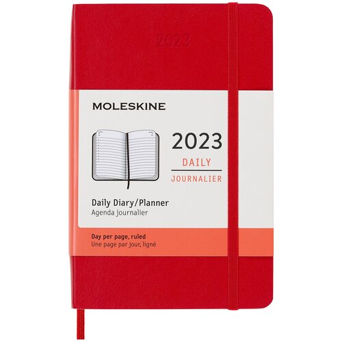 Еженедельник Moleskine Classic Soft Pocket 9х14 см 400 стр, обложка