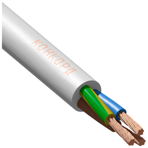 Провод гибкий ПВС 3х4 ГОСТ 7399-97 (Конкорд) 30м