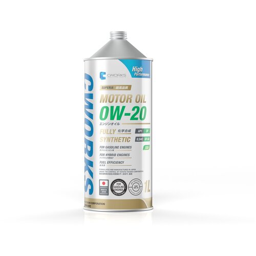 Масло мотор.superia Cworks motor oil 0w-20 sp/gf-6a (1л) Cwo