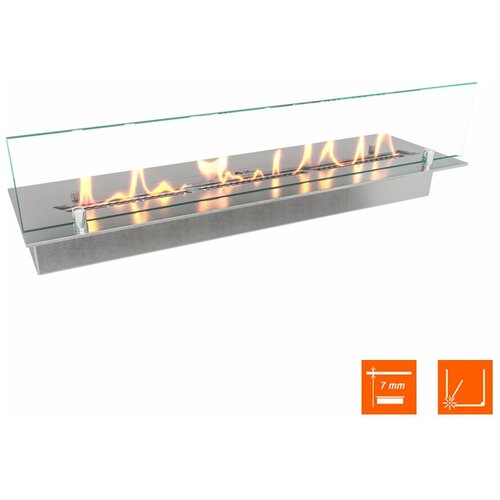 Топливный блок SteelHeat LINE GLASS 600