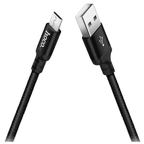 Кабель Hoco X14 Times Speed, microUSB - USB, 2 А, 1 м,