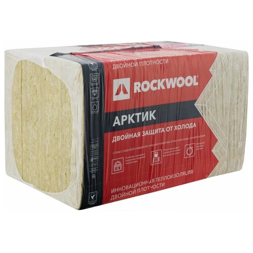 Минеральная вата  Яндекс Маркет Утеплитель Rockwool Арктик 100 мм 3 м²