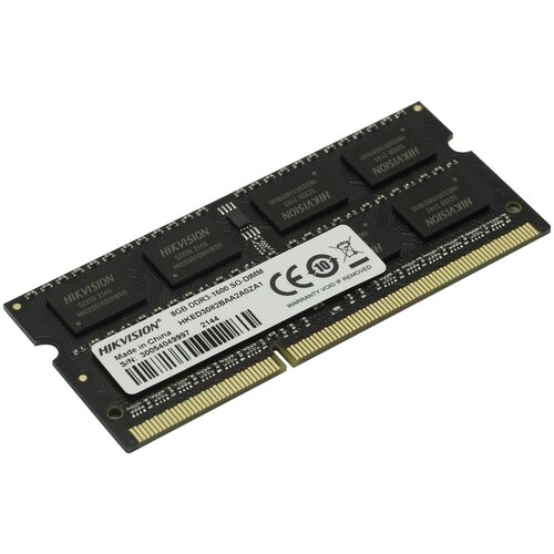 Оперативная память Hikvision 8 ГБ DDR3 1600 МГц SODIMM CL11