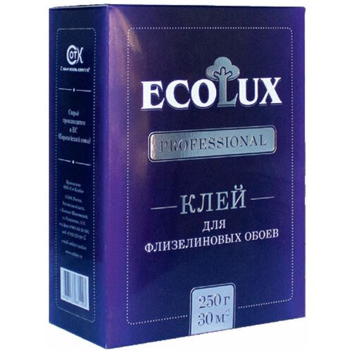 Клей для обоев  Яндекс Маркет Клей обойный ECOLUX Professional, флизелиновый, 250