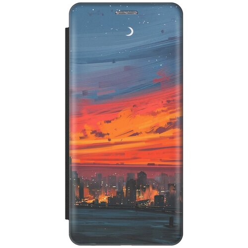 Чехол-книжка Ночь и мегаполис на Samsung Galaxy A23 4G / Самсунг А23 4Г