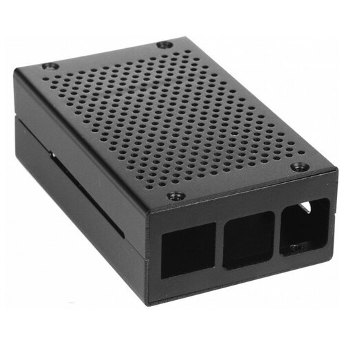 Корпус Qumo RS026 для Raspberry Pi 4B Aluminum Case Black