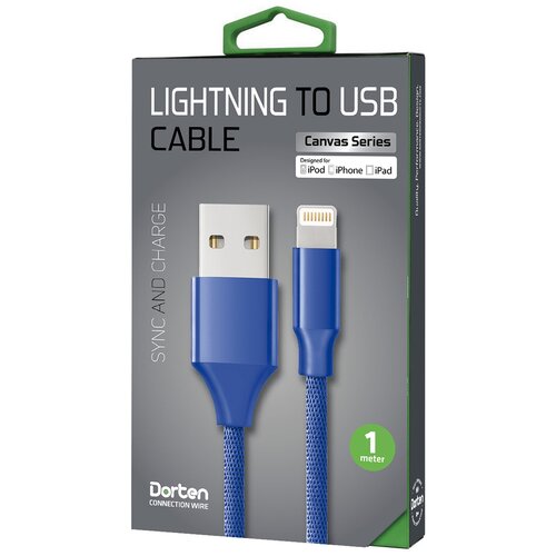 Кабель Dorten Canvas lightning blue