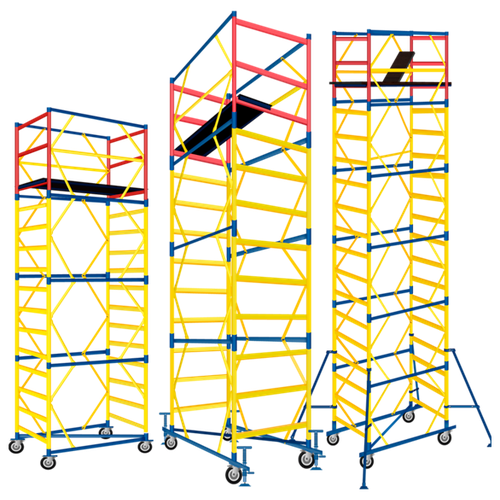 Вышка-тура строительная ВСП 250-0.7x1.6 передвижная 4 секции