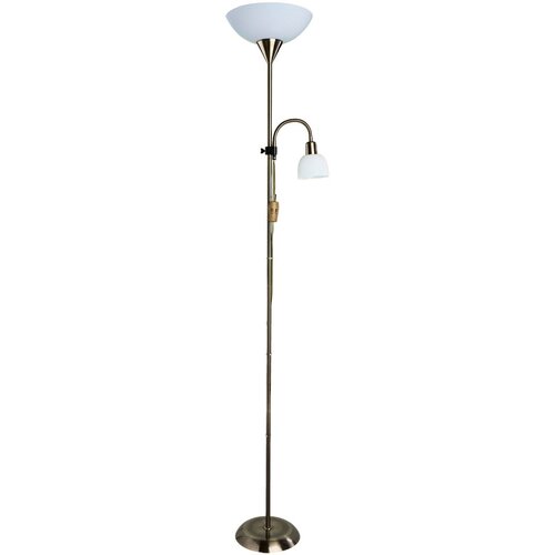   Яндекс Маркет Торшер Arte Lamp Duetto A9569PN-2AB, E27, E14, 120 Вт, высота: 179 см, цвет