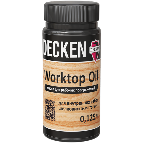 Масло для рабочих поверхностей Decken WorkTop Oil 0,125 л бе