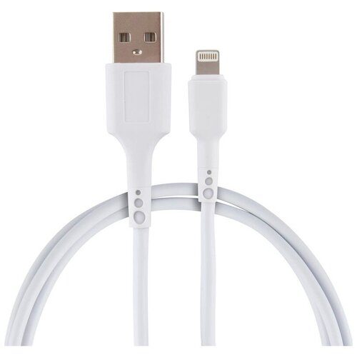 Кабель Energy ET-05, USB - Lightning, 1 м, белый