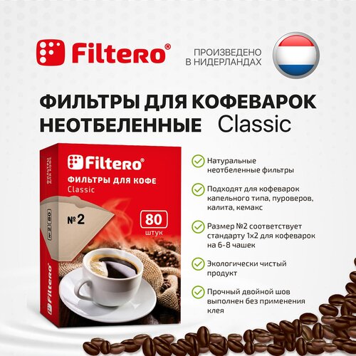 Фильтры для заваривания кофе Filtero Classic