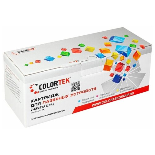 Картридж лазерный Colortek Ct-cf217a (17a) для принтеров HP 