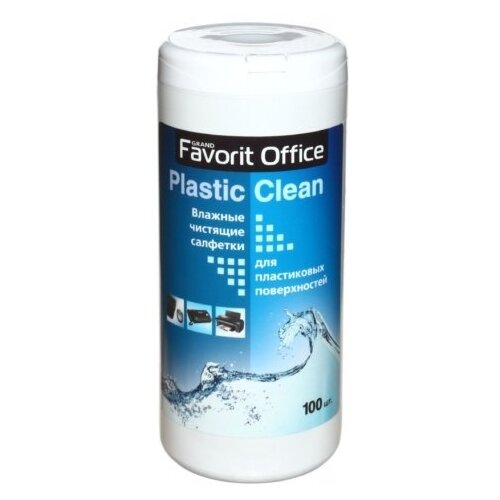 Favorit Office Plastic Clean F230007 влажные салфетки 100 шт. для