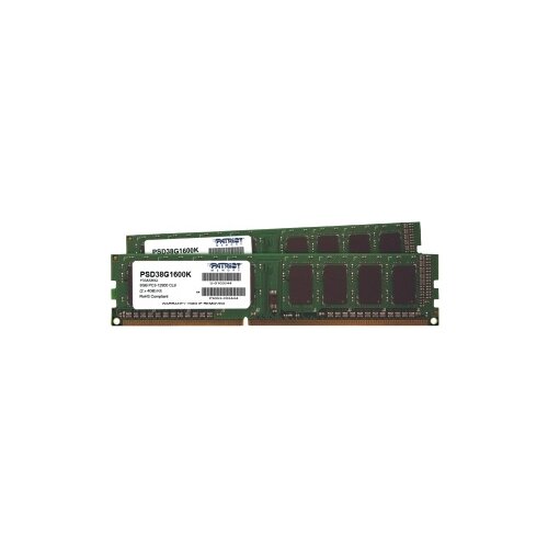 Оперативная память PATRIOT MEMORY Patriot DDR3 8Gb (2x4Gb) 1