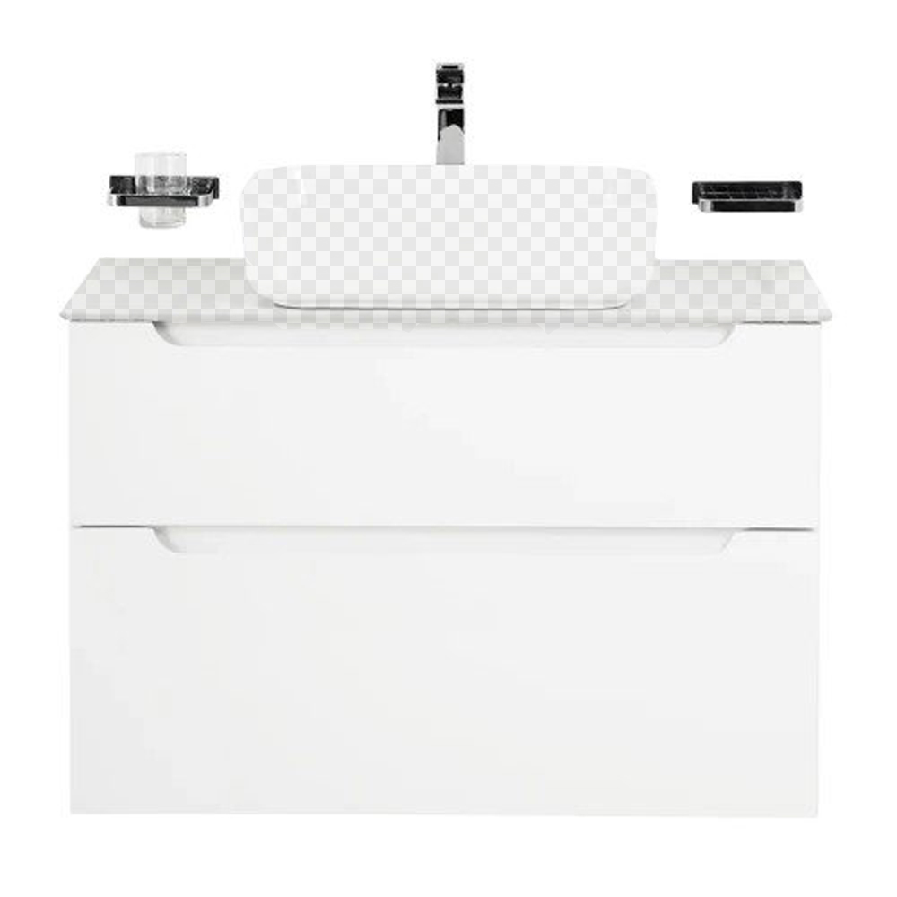 Тумбы под раковину Тумба под раковину BelBagno Etna H60-800-2C-SO-BL-P Bianco Lucido